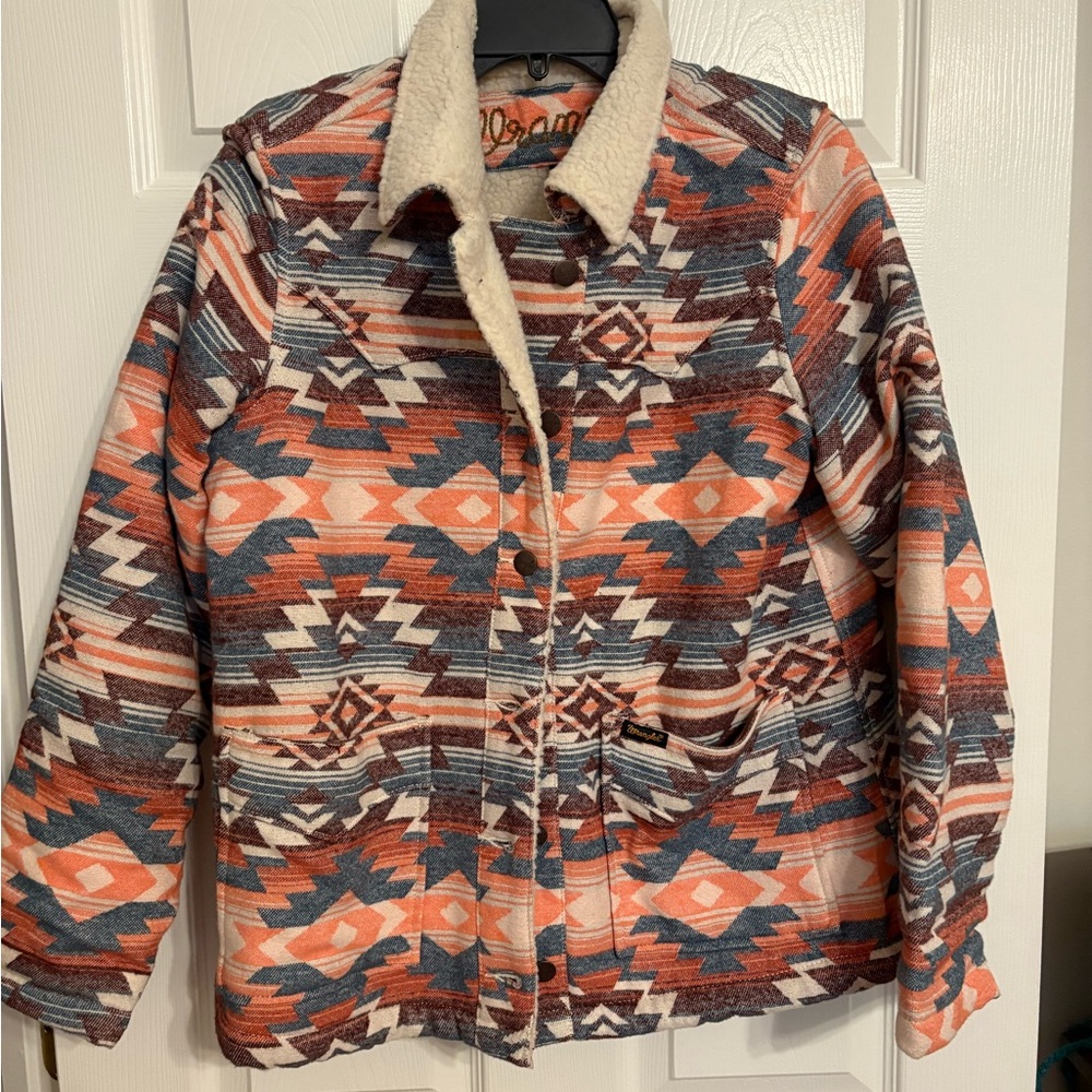 Wrangler women’s Aztec fleece lined jacket